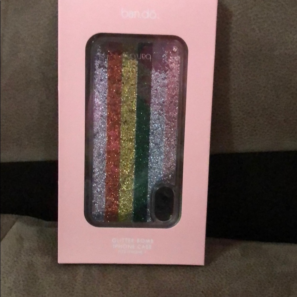 Bran.do glitter phone case